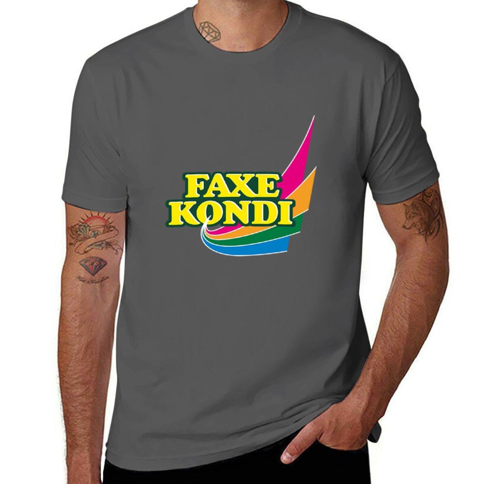 

faxe kondi logo Tshirt sweat funnys men clothing M