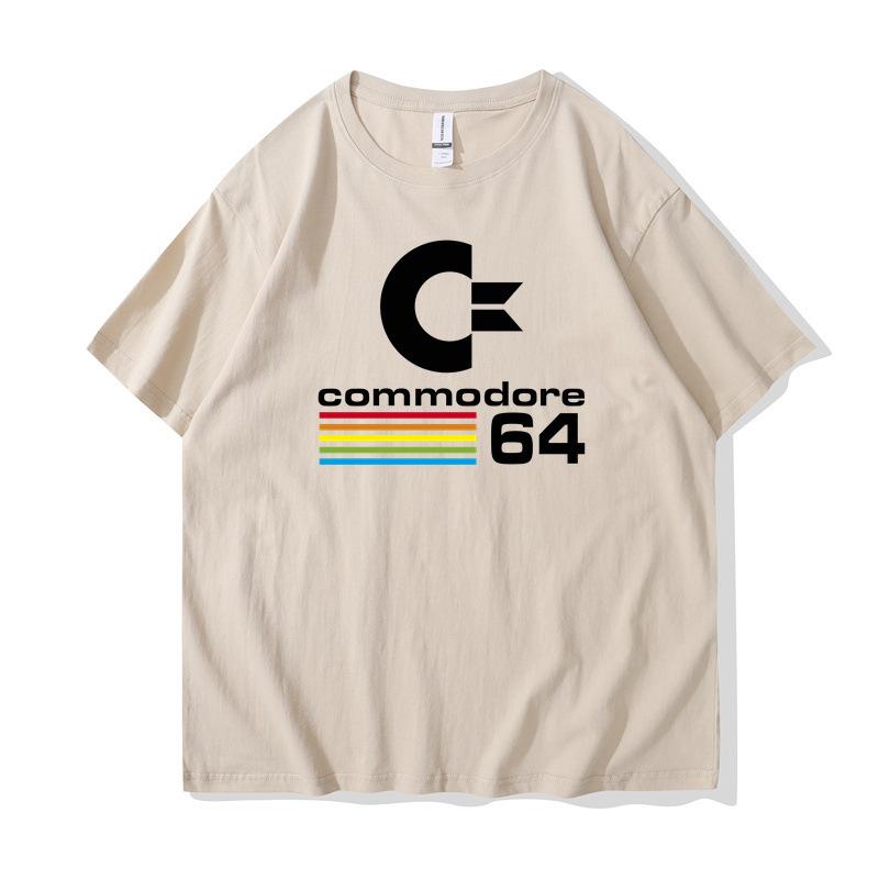 Spring and Summer's 2D Printed Round Neck Short Sleeved Men's and Women's T-shirts