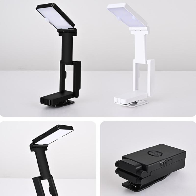 Luz de Leitura com Clipe Ra98 Recarregável por USB Sem Cintilação Luz para Livros para Leitura Noturna