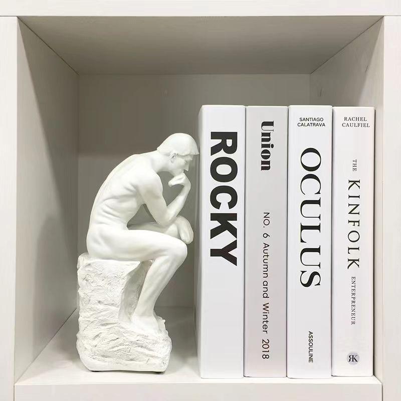 Nordic Thinker Character Ornaments Decor Advanced Intelligent Ancient Greek Abstract Retro Huamn Statues Home Table Accessoriess