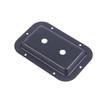 1/2Pcs Black Steel Recessed Speaker Jack Plate Connector For Dish Board Stage Loudspeaker Diy Accessories