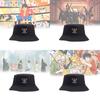 One Piece Skull Embroidered Unisex Fashion Breathable Doublesided Bucket Hat For Summer And Outdoor Activities