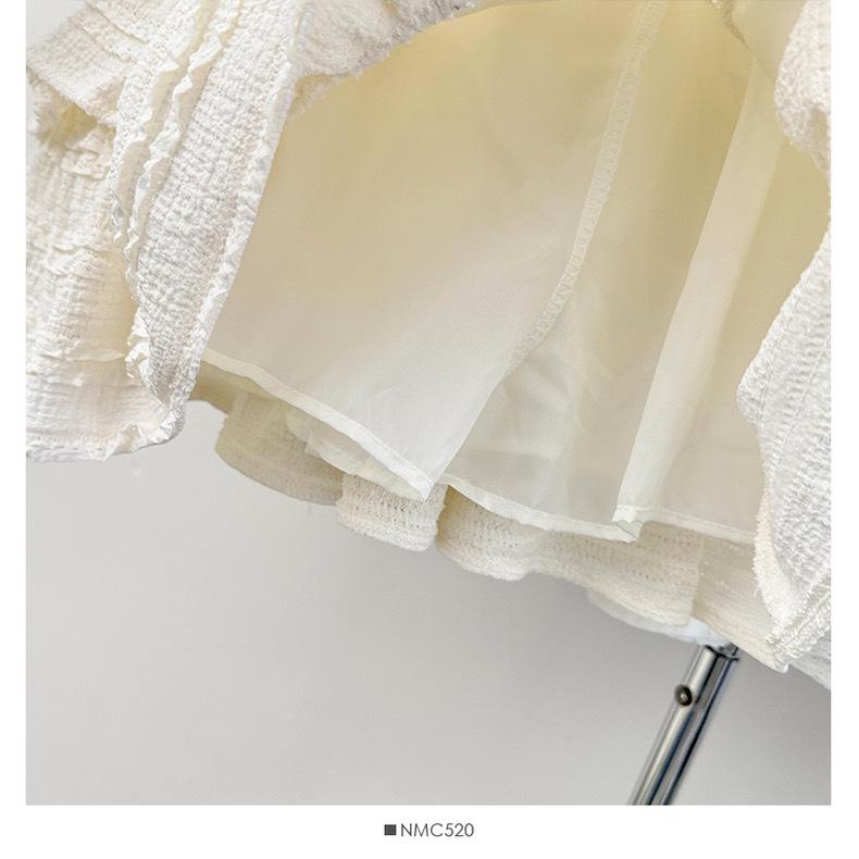 Spring Sweet Ballet Lace Puff Skirt