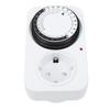 Mechanical Timer Socket with 96 Switching Segments(15 Minutes) 24 Hour Analogue Timer for Indoor Use with Child Lock