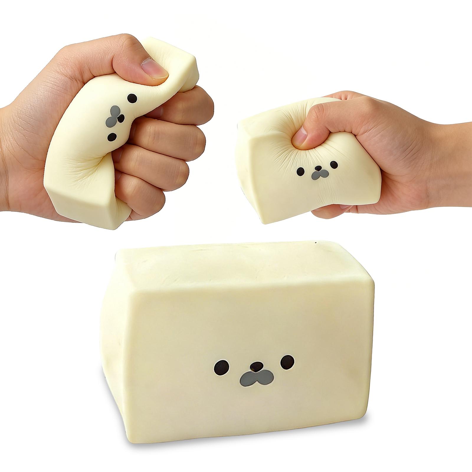 

Seal Tuanzi Pinching And Stress Relieving Toy Slow Shapeable Super Soft Stress Relieving Silk Smooth Pinching And Music One Size белый