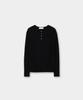 Jeilium Harriet Cotton Henley Neck Knit Black
