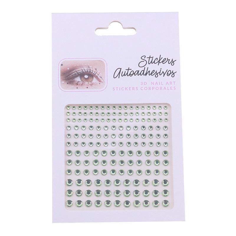 165-Piece Adhesive Rhinestone Stickers for DIY Makeup & Face Painting