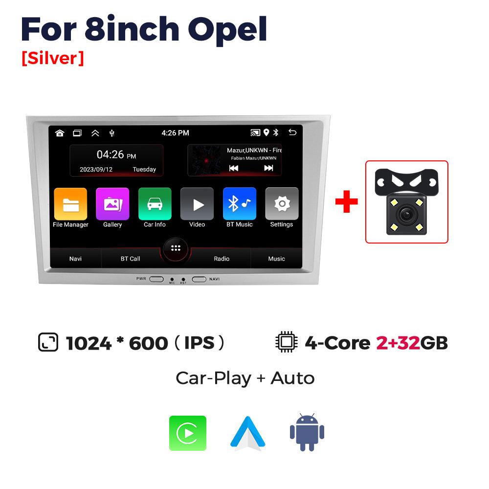 8inch Car DVD Player For Opel Astra H J 2004 Vectra Vauxhall Antara Zafira Corsa C D Vivaro Meriva Veda GPS Radio Carplay