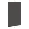 Black Pleated Blind 115X200 Cm Fabric Width 114.4 Cm