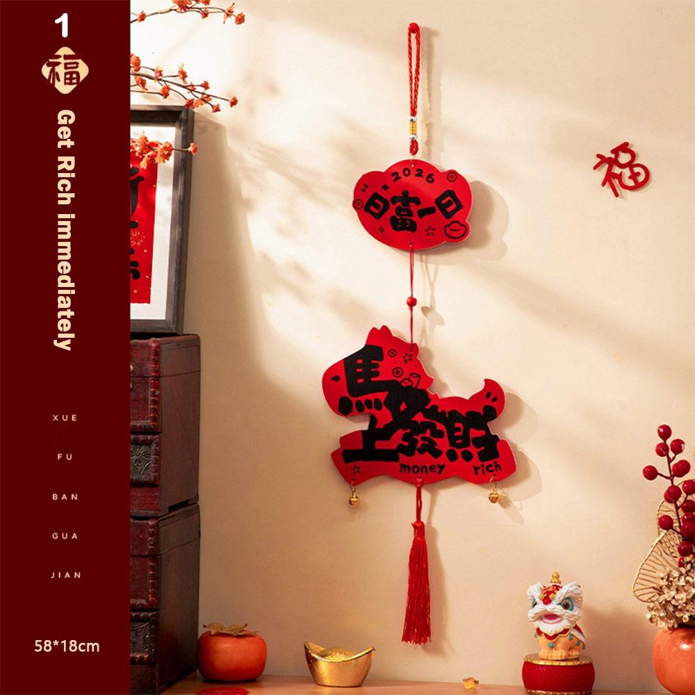 Gifts 2026 Year of The Horse Decor Ornament New Year Decor Horse New Year Ornament Traditional Zodiac Character