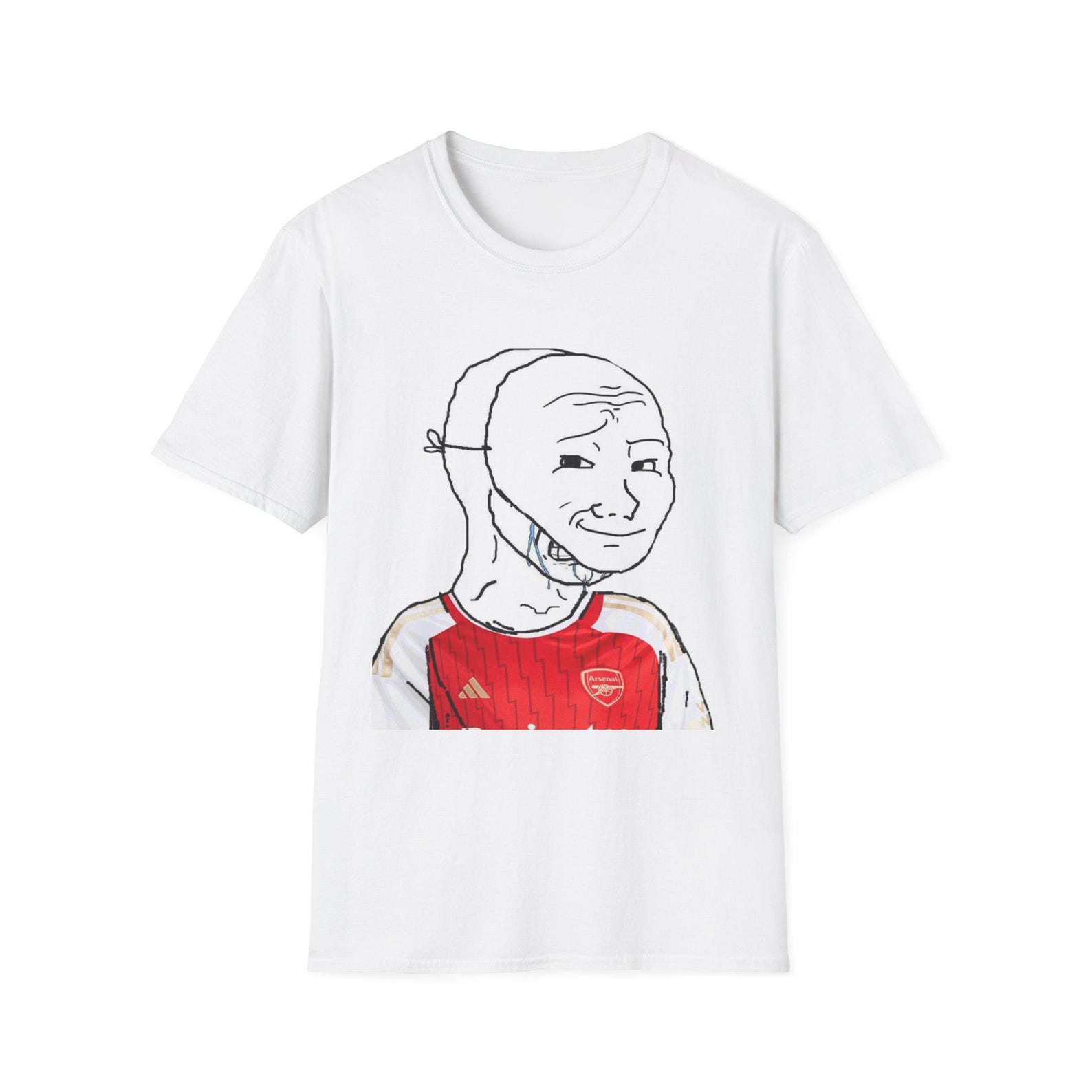 Arsenal Jersey T-Shirt | Meme Football Shirt, Arsenal fans meme, champions league meme, soccer/football memes, graphic tshirt S
