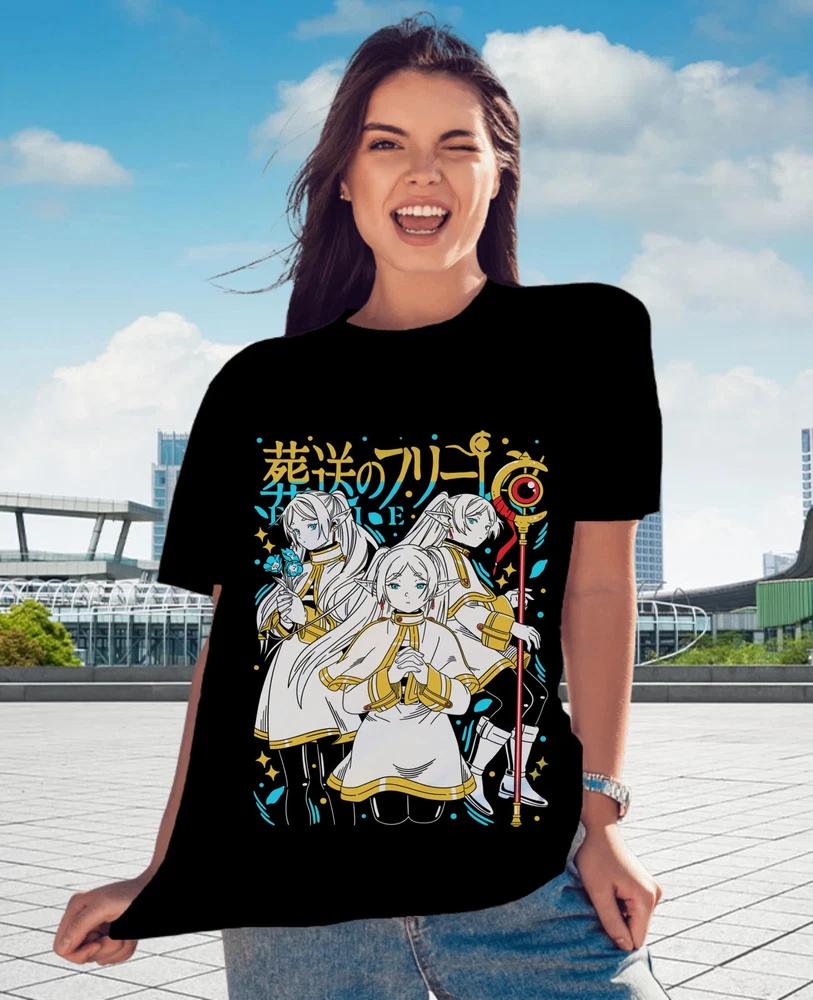 Frieren Shirt Beyond Journeys End Fern Stark Girl Anime Gifts Shirt Kids Gift S