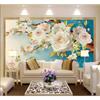 Vintage Flower Wallpaper Living Room Bedroom Background Wall Painting Home Decoration 3d Wallpaper