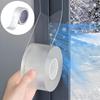 1pc 5mX5cm Window Sealing Tape  Window Clear Weather Stripping Caulk Tape Windproof Weatherproof Window Seal for Window Glass