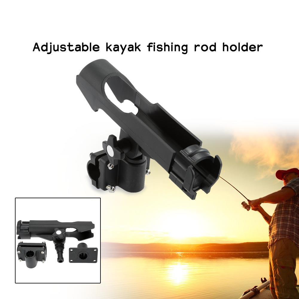 Angelrutenhalter Montierbar Ständer für Boot Kajak Drehbar Angelnzubehör Schwarz Angelrutenhalter Montierbar Ständer für Boot Kajak Drehbar Angelnzubehör Schwarz
