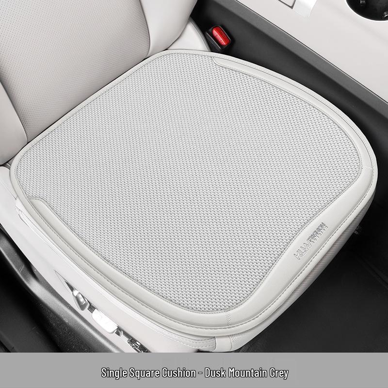 2026 New Ice Linen Car Seat Cushion Set: Breathable Ventilated Three-Piece or Seven-Piece for Spring/Summer
