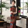 Republic of China style new Chinese sleeveless Suzhou long cheongsam improved young 1011 new women's high sense summer