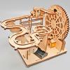 3D Wooden Track Battery Toy with Rolling Ball Puzzle Operated Electric Adults Kids DIY Handmade Puzzle STEM