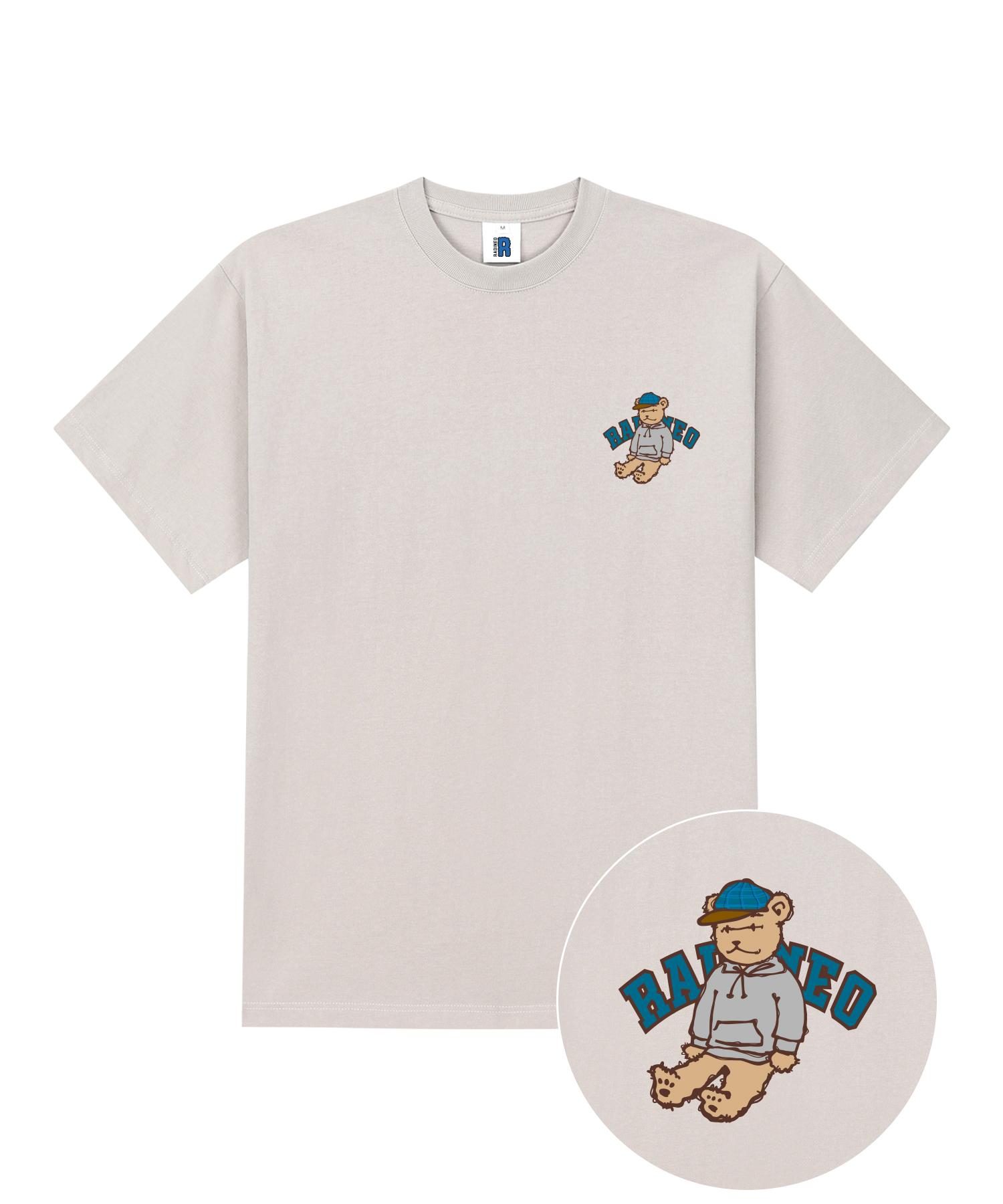 Radineo A Fluffy Bear Beige Short Sleeve T-Shirt L