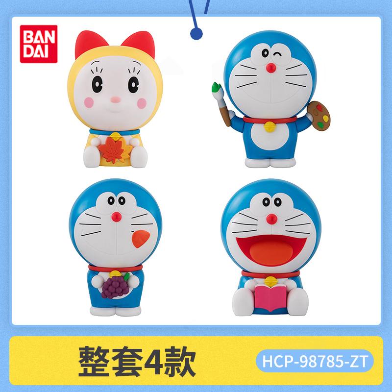 Genuine Doraemon Autumn Chapter Nobita Nobi Minamoto Shizuka Action Figures Model Collection Hobby Toys Gifts