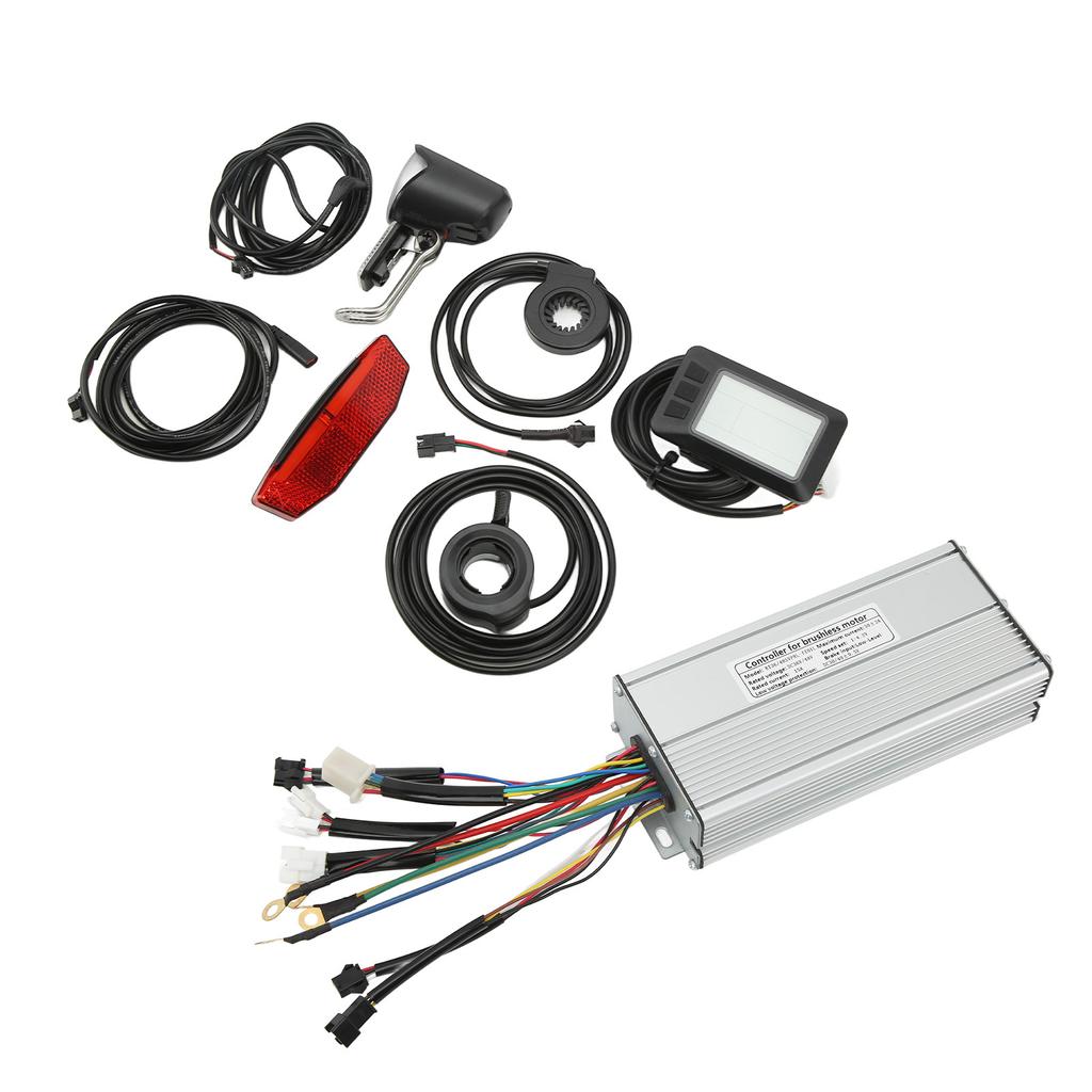 Electric Bike Conversion Kit LCD7U Meter 30A Sine Waving Control System for 48V 1000W Motor
