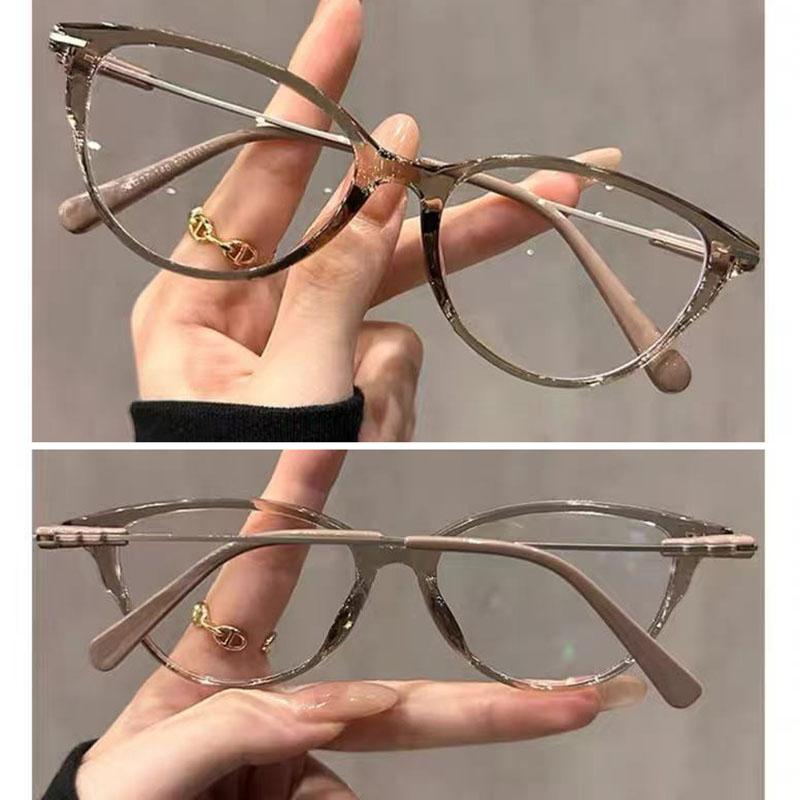 Retro Unisex Cat Eye Frame Reading Glasses Eye Protection Farsighted Fashion Reading Glasses for Women Men Eyeglasses