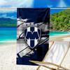 Monter-rey Football Crest Art Printed Beach Towel, Super Soft Microfiber, Perfect Gift Birthday, for Pool, Beach, Travel, for family and friends