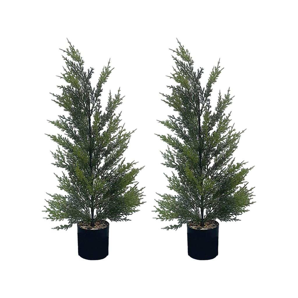 Artificial  And Leaf Simulation Green Plant Bonsai Living Room Potted Ornaments