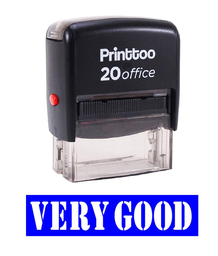 Printtoo Office Stationary Custom Stamp VERY GOOD Self Inking Rubber