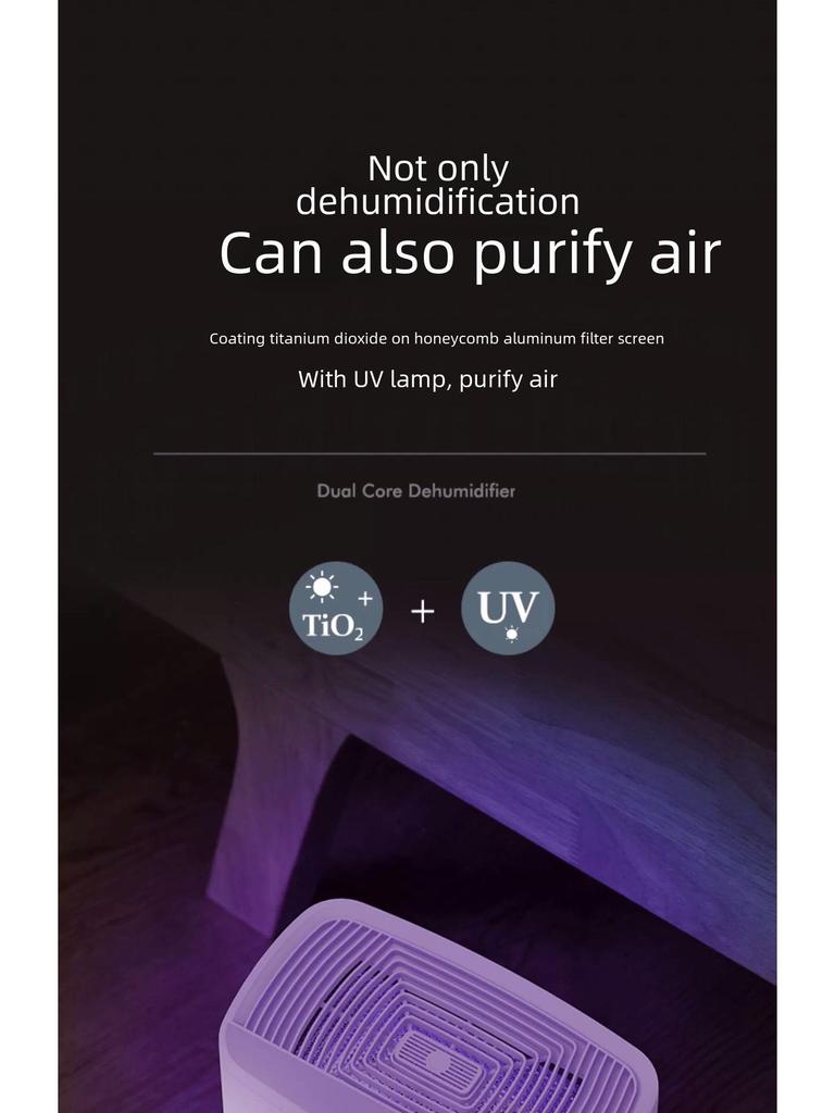 Chigo Household Bedroom Dehumidifier with Air Drying and Indoor Negative Ion Function