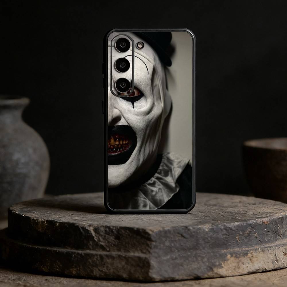 Art the Clown Horror T-Terrifier Handyhülle Für Samsung Galaxy A13,21s,22,31,32,52,53,71,72,73,Weiche Schwarze Hülle