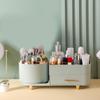 Make-up-Organizer mit 360°-Drehung, Organisieren mit einer drehbaren Aufbewahrungsbox, Make-up-Organizer mit Schubladen, staubdicht für Lippenstifte