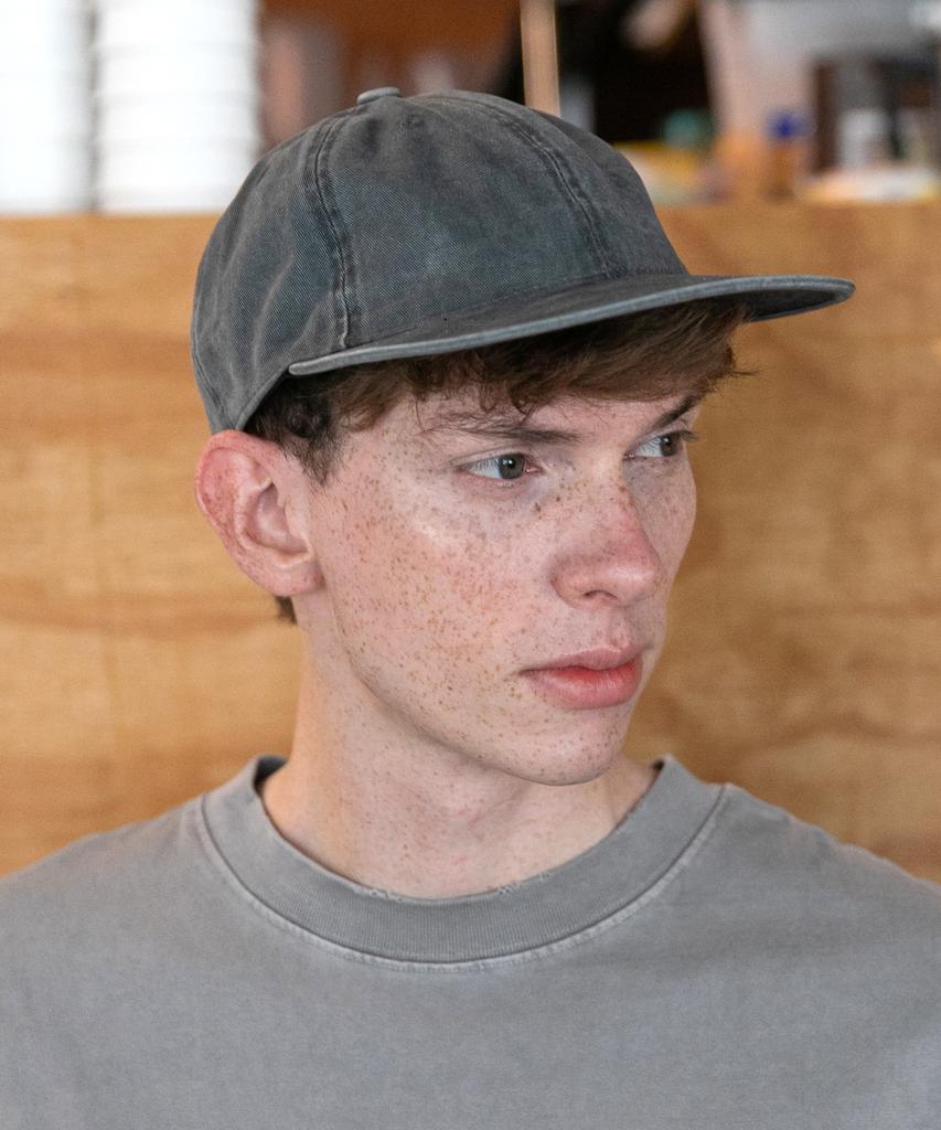 Chaebteo Standard Flat Ball Cap-Charcoal