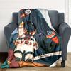 1pc Astronaut Space Lightweight Flannel Blanket, Comfortable and Warm Blanket, for Office and Camping Sofa Bed, Livingroom022