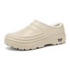 Waterproof Cotton Chef Shoes For Men Slip-Resistant Work Footwear Warm Plush Comfort Kitchen Specialized Shoes With Eva Outsole