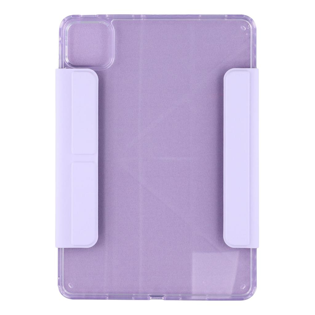 For Xiaomi Pad 7 Pro/Pad 7 Case Magnetic Dual Clasp PU TPU Acrylic Origami Stand Tablet Cover