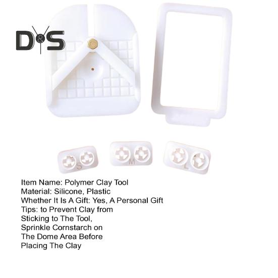 1/2 Sets Ohrstecker-Einbettwerkzeug, 3 Größen, Cutter, V-förmiges Positionierungsbrett, Polymer Clay, Schmuck, Ohrstecker-Einbettwerkzeug, Installationswerkzeuge