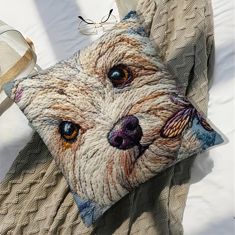 1Pc Havanese Dog Cushion Covers Chair Living Room Pillowcase Cozy Zipper Sofa Pillow Covers Bedroom Indoor Home Decor