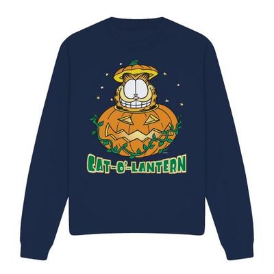 Garfield Unisex Adult Cat O Lantern Sweatshirt
