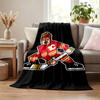 Calgary Flames blanket Flannel Blanket Soft Cozy Plush Throw for Sofa Bed Lightweight Home Decoration
