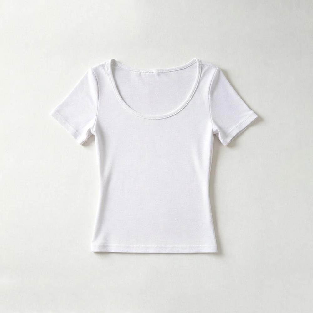 Spicy Girl One-Shoulder Slim-Fit White Crop Top for Summer 2026 Small белый