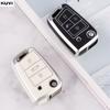 4 Tasten TPU Auto Klappschlüssel Hülle Abdeckung Schale Für VW Volkswagen Golf 7 MK7 Tiguan MK2 Seat Ateca Leon FR Ibiza Skoda Octavia Kodiaq