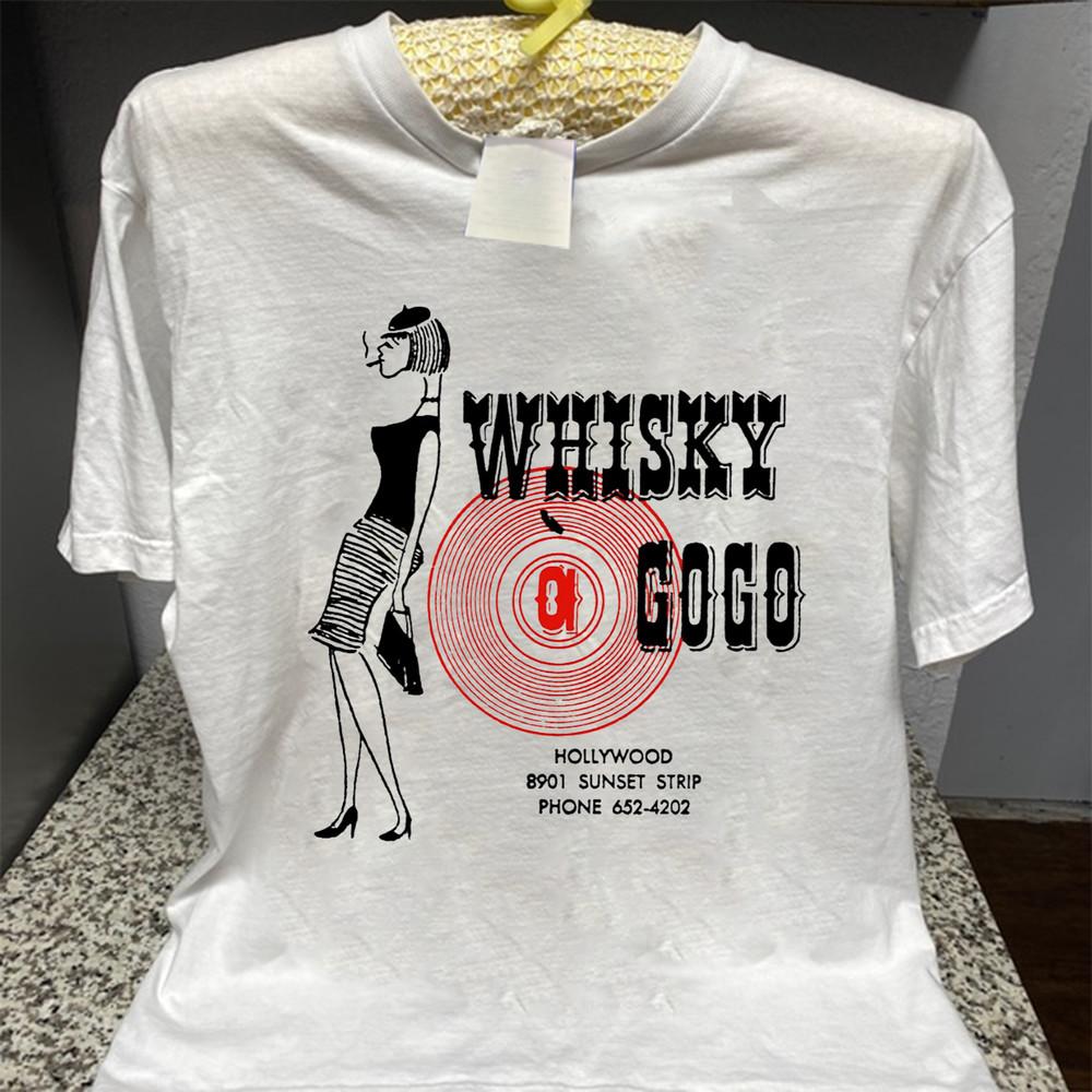 Whisky A Go-Go T Shirt 80s Size S-4XL COTTON DO327 Unisex T-Shirt M