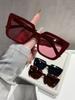 3PCS Unisex Large Square Frame Fashionable Sunglasses Suitable for Daily Wear All Face Types Ideal Gift Choice