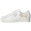 Adidas Womens Superstar 'Floral' (women's Sizes) White Tint / Wonder Mauve / Wonder White Skateboard Shoes GX2172