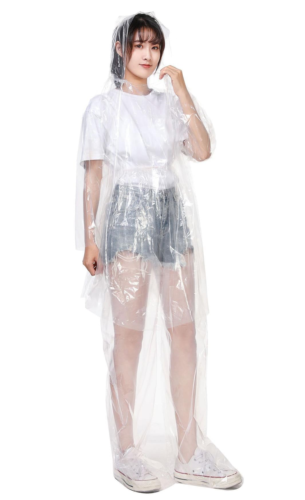 

набор одноразовых дождевиков из 3/10/100 штук (верх и низ), комплект, дождевая одежда, пончо, снаряжение, плащ, велосипед, для улицы, [AISHITE]