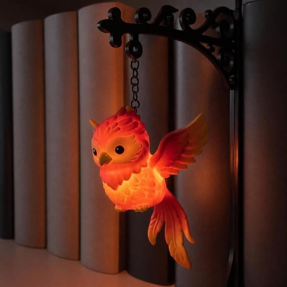 Magical Animal Owl Bookshelf Lamp Warm LED Bookend Atmosphere Light for Home Room Decor