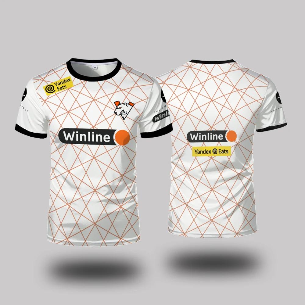 Virtus.Pro Esports Club Uniforms Summer Outdoor Men's And Women's Sport Breathable T-Shirt Loose Daily Casual Round Neck Clothes