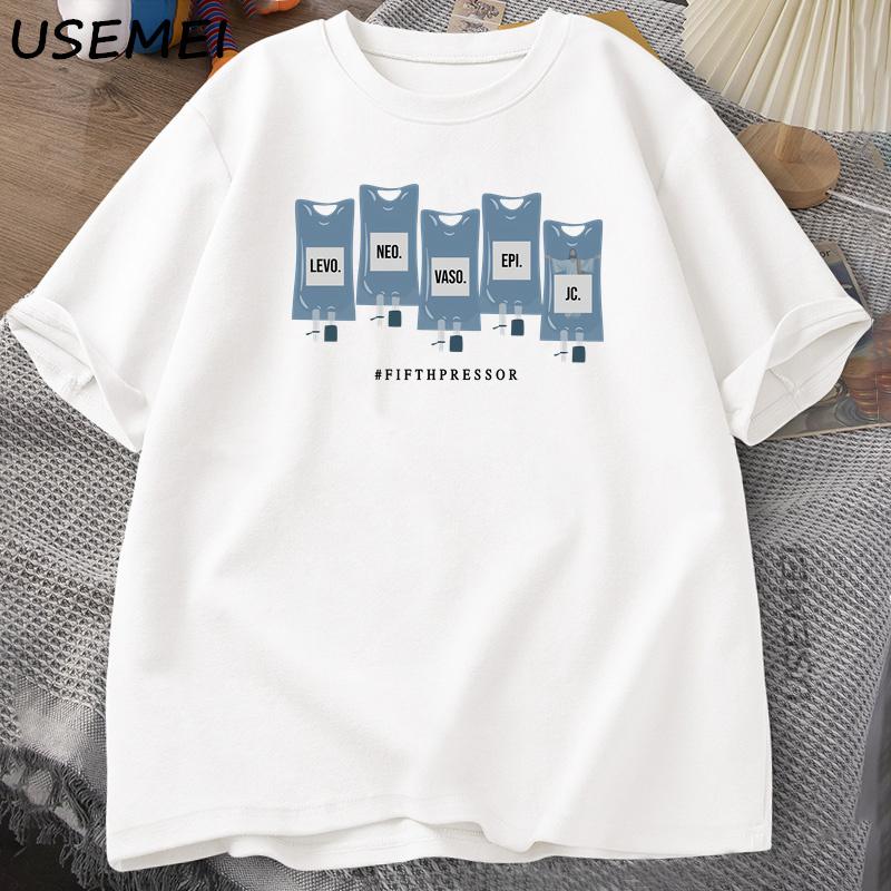 ICU Nurse T Shirt Jesus Christ Tshirt Casual Cotton Short Sleeve Tshirts Unisex Women High Quality Tees Clothing Streetwear