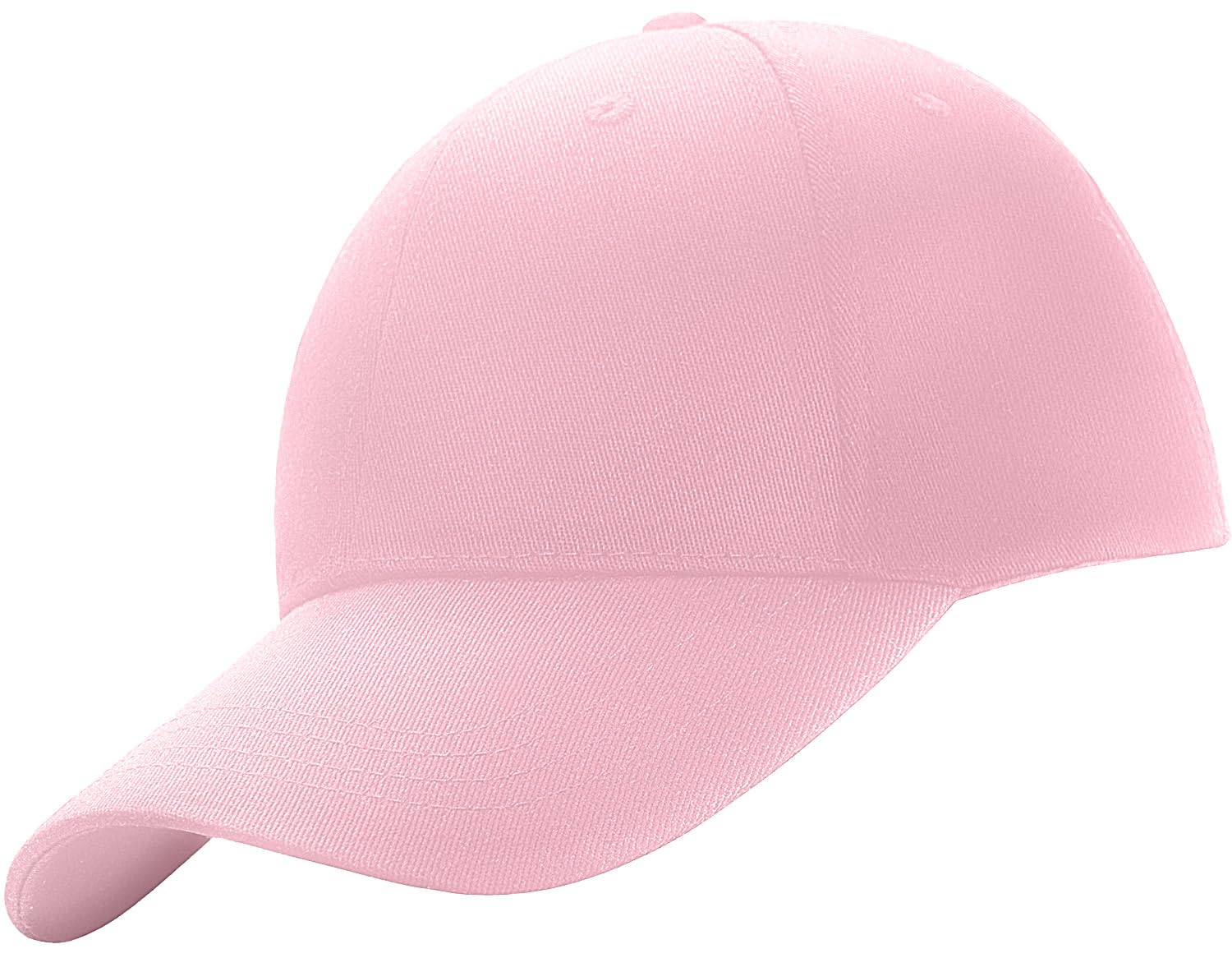 

Cap Deep Type Hat Plain Unisex Large Size UV Protection Cotton [IkucheL] Men s Women s (Pink)